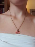 Ketting met Pompoenhangertje, Overige materialen, Oranje, Ophalen of Verzenden, Verstelbaar