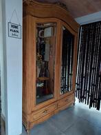Magnifique Garde robe , deux portes miroirs biseautés, Maison & Meubles, 150 à 200 cm, Comme neuf, Chêne, 200 cm ou plus