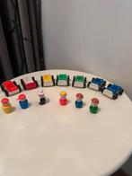 Fisher Price Vintage speelgoed 7x auto en 6x poppetje, Ophalen of Verzenden