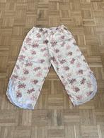Wit roze pyjamabroek met bloemen maat 38, Kleding | Dames, Pyjama's, Gedragen