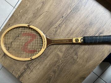 Ancienne raquette de tennis, Enlèvement ou Envoi, Utilisé, Raquette