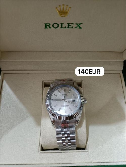 Rolex Oyster Perpetual Datejust, Handtassen en Accessoires, Horloges | Heren, Nieuw, Polshorloge, Rolex, Zilver, Staal, Ophalen of Verzenden