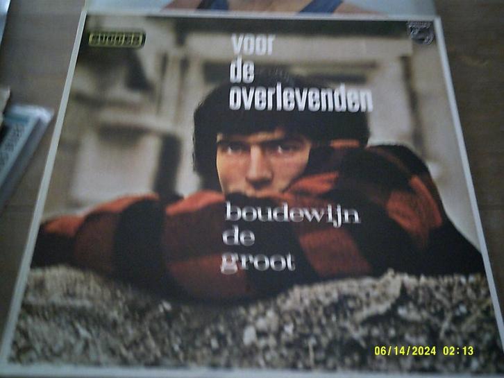 Boudewijn de Groot – Voor De Overlevenden Vinyl lp uit 1966., Cd's en Dvd's, Vinyl | Nederlandstalig, Zo goed als nieuw, Pop, 12 inch