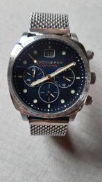 Spinnaker Chrono 5068-03, Handtassen en Accessoires, Horloges | Heren, Overige merken, Staal, Staal, Polshorloge