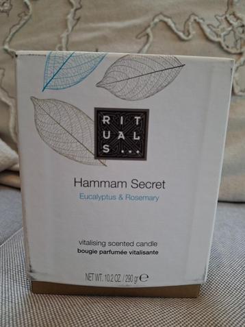 Geurkaars Rituals Hammam Secret Eucalyptus & Rosemary, Huis en Inrichting, Ophalen, Nieuw, Kaars, Minder dan 25 cm