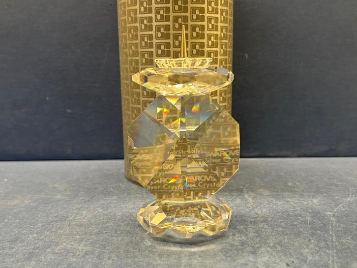 Swarovski Pin kandelaar Nr 113 ZELDZAAM, Verzamelen, Swarovski, Nieuw, Figuurtje, Ophalen of Verzenden