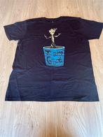 marvel guardians of the galaxy t-shirt - groot zwart, maat l, Enlèvement ou Envoi, Comme neuf, Taille 52/54 (L), Noir