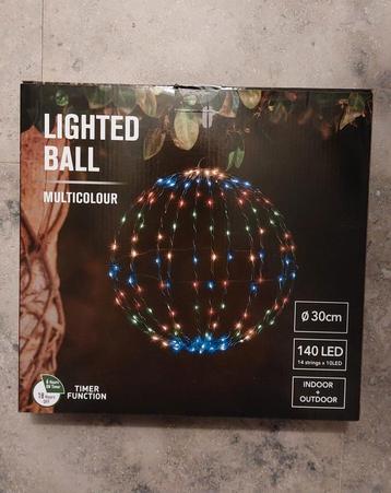 4 lichtbollen 30cm (binnen + buiten) multicolour  beschikbaar voor biedingen