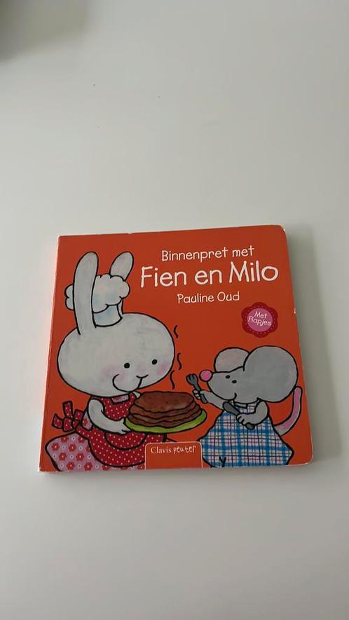 Pauline Oud - Binnenpret met Fien en Milo, Boeken, Kinderboeken | Baby's en Peuters, Zo goed als nieuw, Ophalen of Verzenden