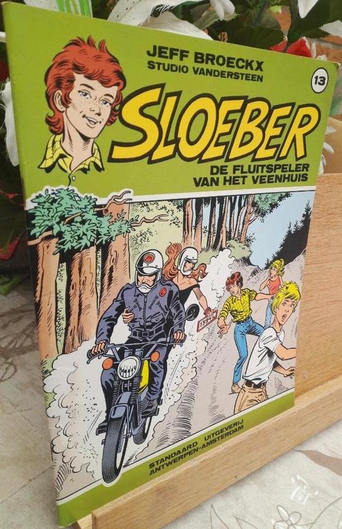 sloeber nr 13’ de fluitspeler van het veenhuis, Boeken, Stripverhalen, Gelezen, Eén stripboek, Ophalen of Verzenden