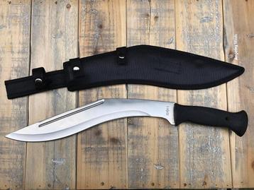 Kukri machete (44,5 cm) met rubber handvat beschikbaar voor biedingen