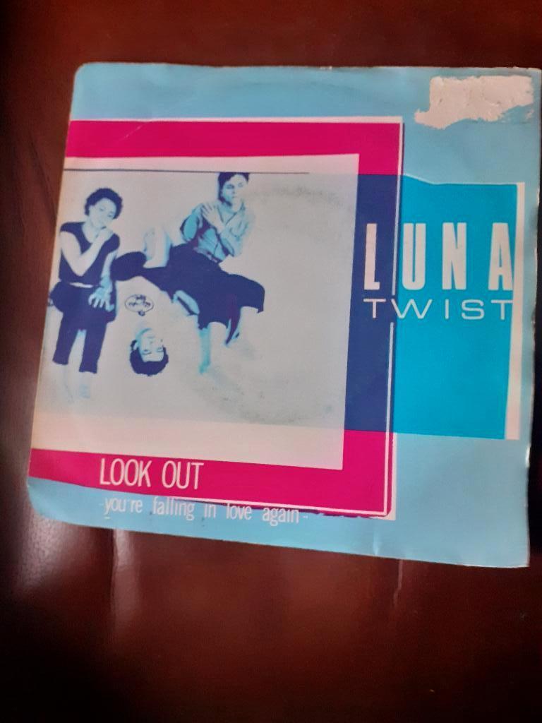 45T Luna Twist : Look out (Belpop), Ophalen of Verzenden