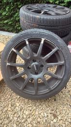 205/45R17 banden + velgen monaco wheele (met schade), Ophalen, Band(en)