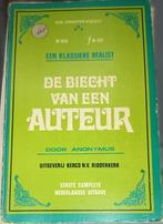 De biecht van een auteur, Boeken, Ophalen of Verzenden, Gelezen, Anonymus