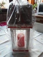 Lamterne garnie hauteur h 40 et   largeur 16 cm, Enlèvement