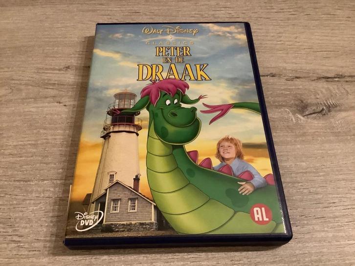Walt Disney Peter en de draak DVD (2003), Cd's en Dvd's, Dvd's | Tekenfilms en Animatie, Zo goed als nieuw, Europees, Tekenfilm