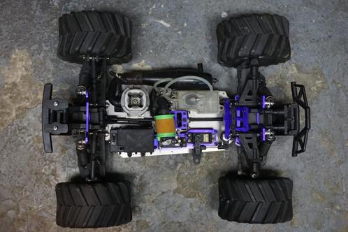 Monstertruck 1/8 nitro Protech XTR, Hobby en Vrije tijd, Modelbouw | Radiografisch | Auto's, Nieuw, Auto offroad, Nitro, Schaal 1:8