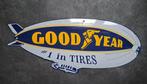Good Year tires zeppelin bord andere garage showroom borden, Reclamebord, Ophalen of Verzenden, Zo goed als nieuw