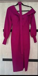Fuchsia midi dress / maat 34/36, Kleding | Dames, Homewear, Zo goed als nieuw, Ophalen