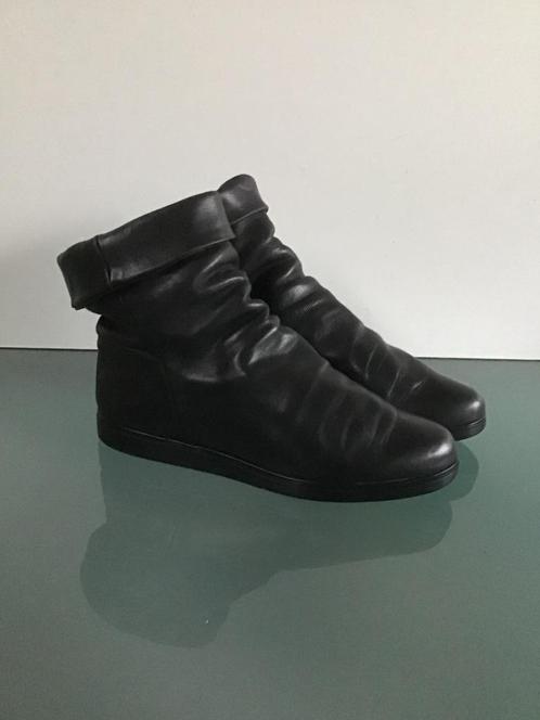 Gratis Verzenden | Kickers leren zwarte laarzen 37, Kleding | Dames, Schoenen, Zo goed als nieuw, Lage of Enkellaarzen, Zwart