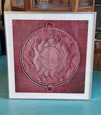 Zeefdruk van Paul Baars, Moscow Manholecover uit 1981, Antiek en Kunst, Ophalen