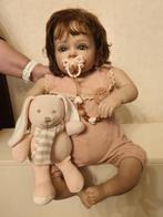 Reborn lifesize pop met lieflijke uitdrukking, 50 cm, Ophalen, Zo goed als nieuw, Pop