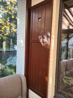 Bruine vintage raamluiken, Ophalen, Zo goed als nieuw, Hout, Overige typen