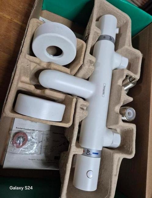 Douchekraan thermostatisch wit, Doe-het-zelf en Bouw, Sanitair, Nieuw, Bad, Ophalen