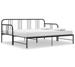 IKEA slaapbank, Ophalen, Zo goed als nieuw, Tweepersoons, Zwart