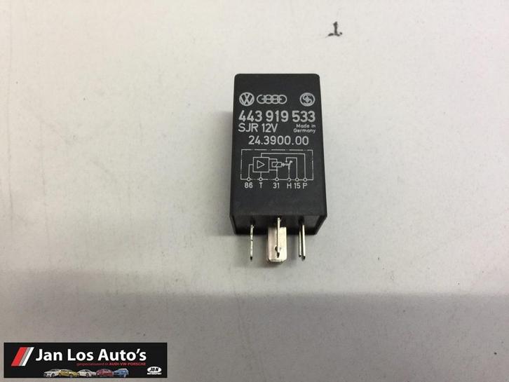 Relais stoelverwarming Audi 80 B3 ('86-'91), 100, 443919533, Auto-onderdelen, Elektronica en Kabels, Audi, Gebruikt, Ophalen of Verzenden