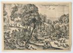 Offer van Kaïn en Abel / Kaïn slaat Abel, prent 1653 - 1654, Ophalen of Verzenden