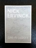 Nick Ervinck - GNI-RI - catalogus, Boeken, Kunst en Cultuur | Beeldend, Verzenden, Nieuw, Beeldhouwkunst