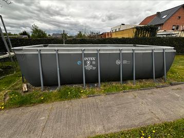 Opbouwzwembad intex inclusief warmtepomp, Tuin en Terras, Ophalen, Gebruikt, 200 tot 300 cm, 80 tot 120 cm