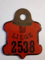 Plaque vélo LIEGE 1908 dégagement double, Hobby & Loisirs créatifs, Utilisé, Enlèvement ou Envoi