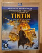Kuifje: Het Geheim van de Eenhoorn (Blu-ray 3D + 2D), Enlèvement ou Envoi, Comme neuf, Dessins animés et Film d'animation