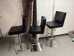 Tabouret de bar, Huis en Inrichting, Barkrukken, 3 krukken, Ophalen, In hoogte verstelbaar