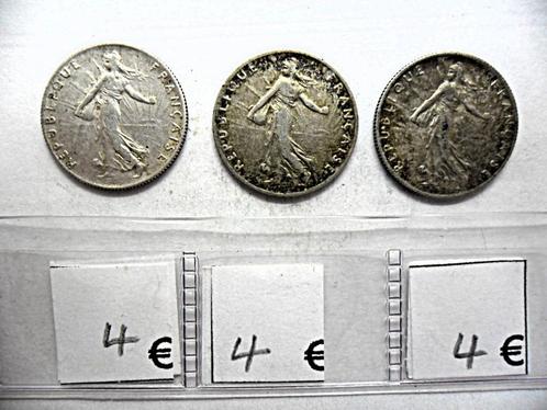 Zilveren munt 50 centimes 1917 Frankrijk om uit te kiezen!, Postzegels en Munten, Munten | Europa | Niet-Euromunten, Losse munt