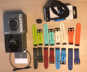 Garmin fēnix 5X Sapphire gris ardoise super bundle!!!!!!!! beschikbaar voor biedingen
