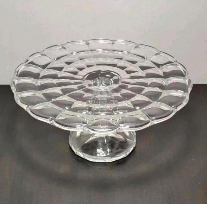 Art-déco taartschotel, Antiek en Kunst, Antiek | Glaswerk en Kristal, Ophalen of Verzenden