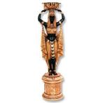 Statue féminine égyptienne avec socle — Égypte 236 cm