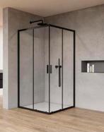 Douchecabine zwart 90x90 cm - Antikalk Nano Coating - Nieuw, Huis en Inrichting, Badkamer | Complete badkamers, Ophalen of Verzenden