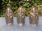 3 metalen chocoladevormen van Sinterklaas, Antiek en Kunst, Ophalen of Verzenden