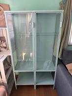 Rusdsta vitrine kast ikea x2, Ophalen, Minder dan 50 cm, Zo goed als nieuw, Glas