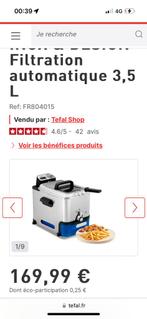 Friteuse tefal F58 M1 avec réservoir de vidange d'huile, Ophalen, Zo goed als nieuw