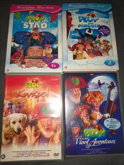 4 films van Kabouter plop, studio 100, Cd's en Dvd's, Dvd's | Kinderen en Jeugd, Zo goed als nieuw, Film, Avontuur, Alle leeftijden