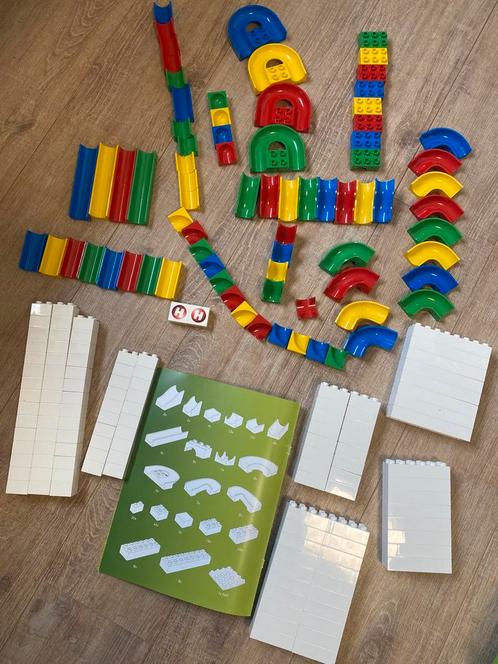 Hubelino knikkerbaan 200 stuks, Kinderen en Baby's, Speelgoed | Educatief en Creatief, Zo goed als nieuw, Bouwen, Ophalen
