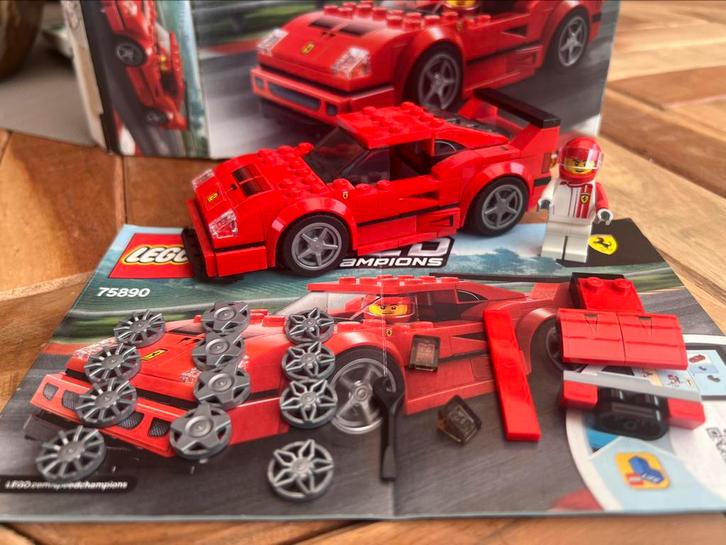 Lego Speed Champions 75890 Ferrari F40 Competizione, Kinderen en Baby's, Speelgoed | Duplo en Lego, Zo goed als nieuw, Lego, Ophalen of Verzenden