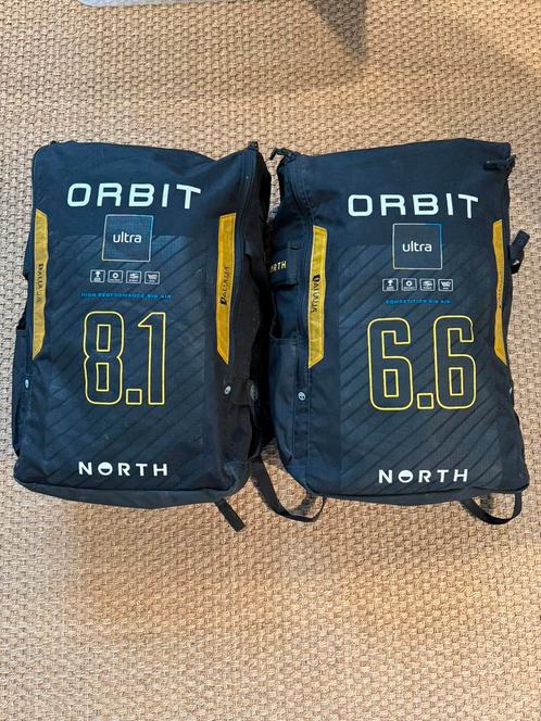 North Orbit Ultra 6.6 & 8.1 ALUULA – Big Air power set!, Watersport en Boten, Kitesurfen, Zo goed als nieuw, Kitesurf-set, Geen board