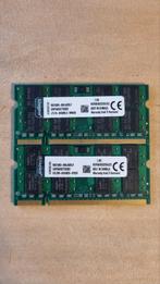 2 x 2 GB DDR2 800 MHz voor laptop, 4 GB, Ophalen of Verzenden, Laptop, DDR2