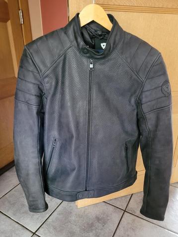 Veste cuir buffle REVIT, noir, taille M54, Revit, Seconde main, Enlèvement ou Envoi, Manteau | cuir